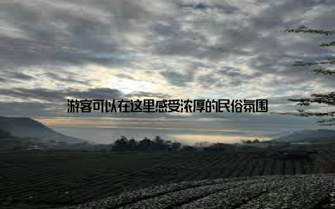 游客可以在这里感受浓厚的民俗氛围