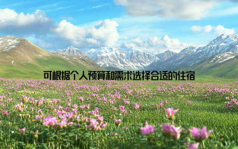 可根据个人预算和需求选择合适的住宿