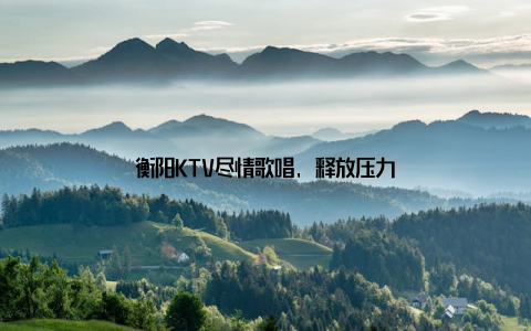 衡阳KTV尽情歌唱, 释放压力